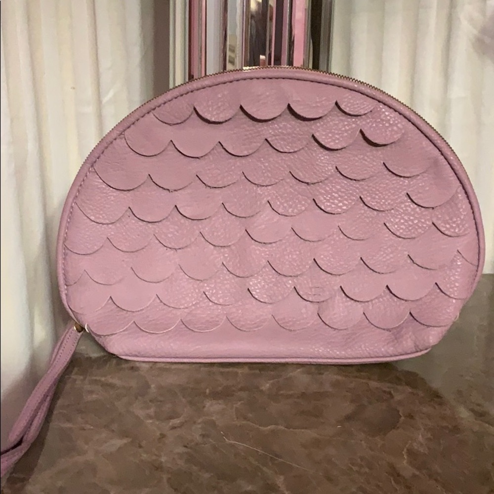 BCBG lavender clutch